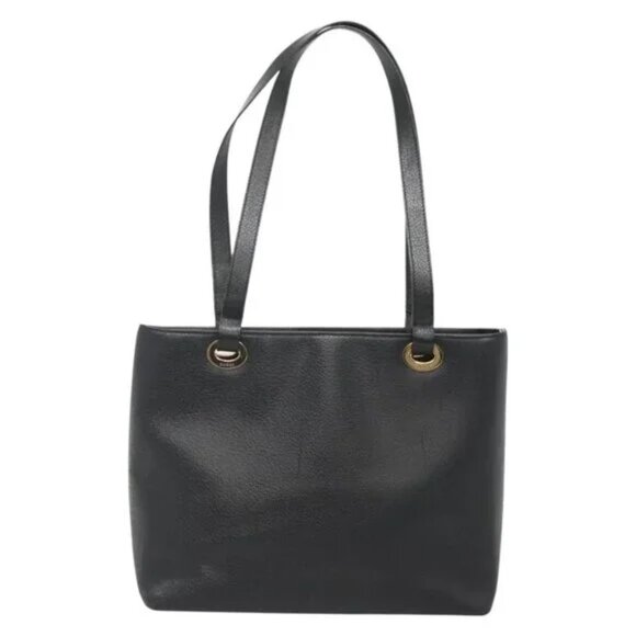 SALE! Vintage Gucci Leather Ophidia Black Tote Bag Medium Gold w/FREE Accessory - Picture 12 of 16